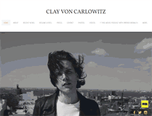 Tablet Screenshot of clayvoncarlowitz.com